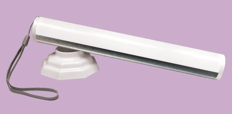 Shadewand RGB Purple Background.High Res.Website Dental Creations, Ltd - ShadeWand