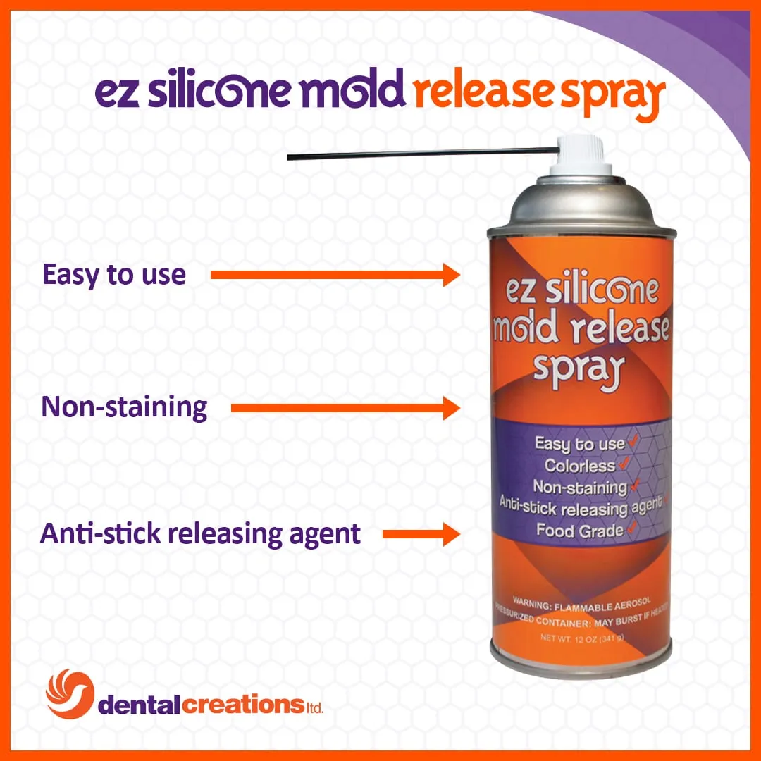 Amazon Web E-Z Sillicone Mold Release Dental Creations Ltd - E-Z Sillicone Mold Release Spray