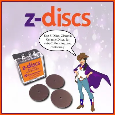 Dental Creations Ltd - Dental Laboratory Products - Z-Discs Wondergal