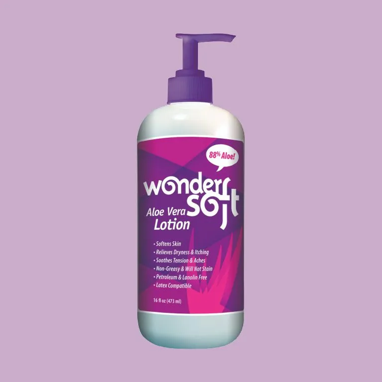 Wondersoft RGB Light Purple Background.High Res Dental Creation Ltd Dental Lab Products - Wondersoft Aloe Vera Lotion