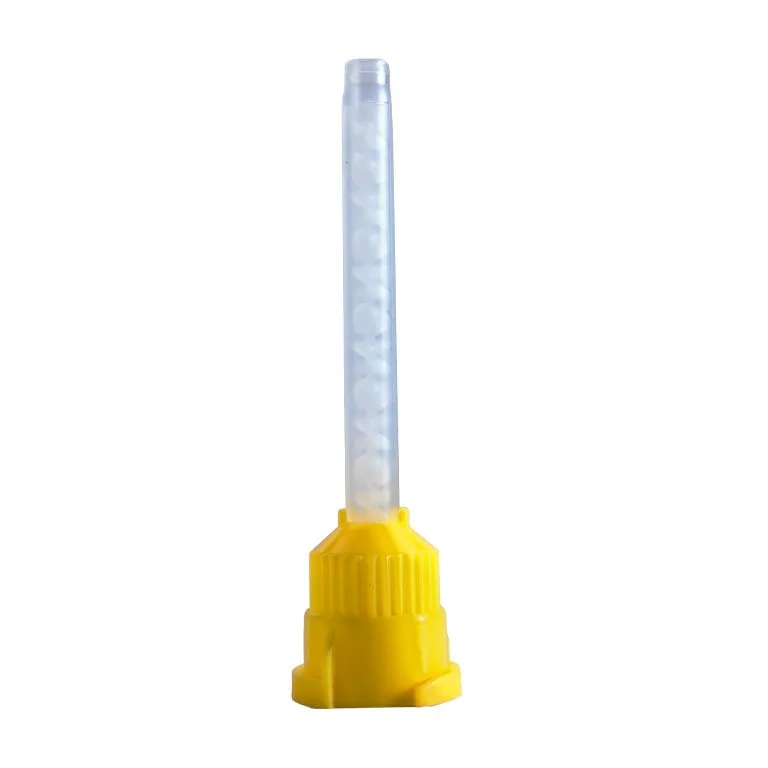 Item # 77 Yellow Large Flat Tips White Background For Website Dental Creations Ltd Perfect Mixing Tips Yellow
